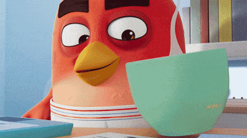 Shocked Coffee GIF by Angry Birds