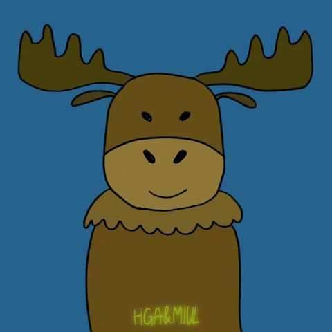 Crown Moose GIF by Sanne69