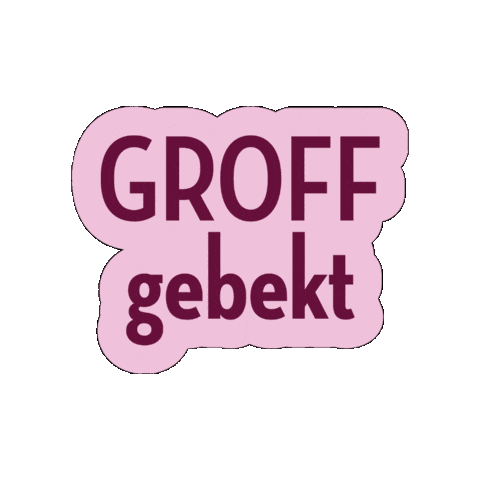 Groff Sticker by groningenfairfashion