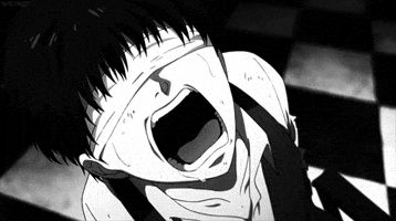tokyo ghoul monochrome GIF