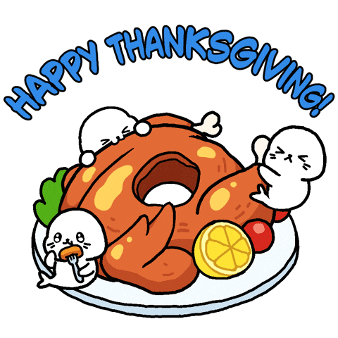 Happy Dinner GIF by Sappy Seals