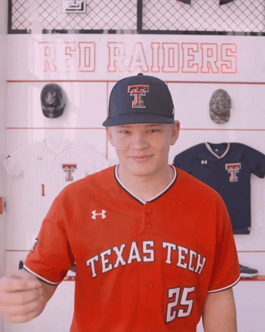 Owen Washburn GIF by Texas Tech Baseball