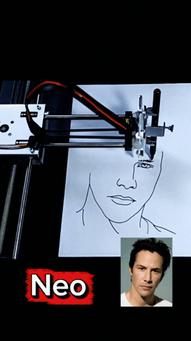 Keanu Reeves Matrix GIF
