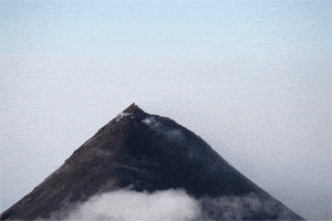 volcanic ash volcano GIF