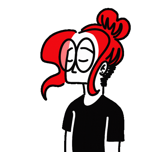 Girl Illustration Sticker