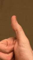 thumb hitchhiker GIF