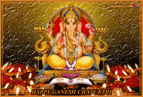 Ganesh Chaturthi Celebration GIF by India