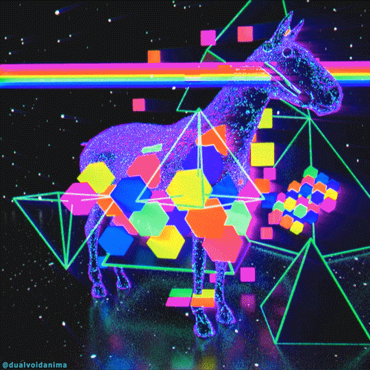 Rainbow Love GIF by dualvoidanima