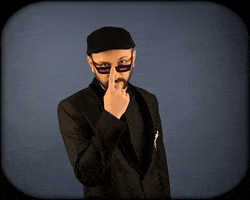 Glasses You Cant Sit With Us GIF by zoommer