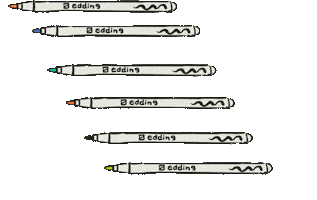 Kreativ Scribble Sticker by edding