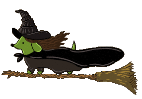 Hot Dog Sticker by Stefanie Shank