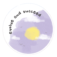 Evolve Shiba Inu Sticker by Adulting with Joyce Pring