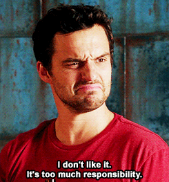 i dont like it new girl GIF