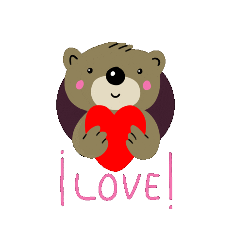 In Love Heart Sticker