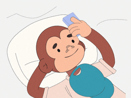 Tired In Bed GIF by Just Ape