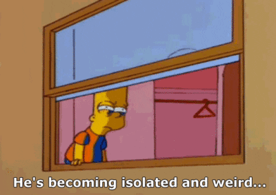 Lonely The Simpsons GIF - Find & Share on GIPHY