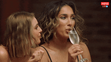 Drink Reaction GIF by Married At First Sight