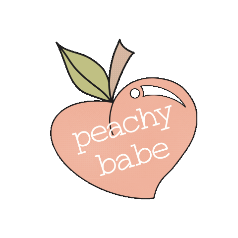 Babe Peach Sticker by The Girl Gang Canada