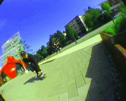 panoramaskateboards trippy vhs skateboarding grind GIF