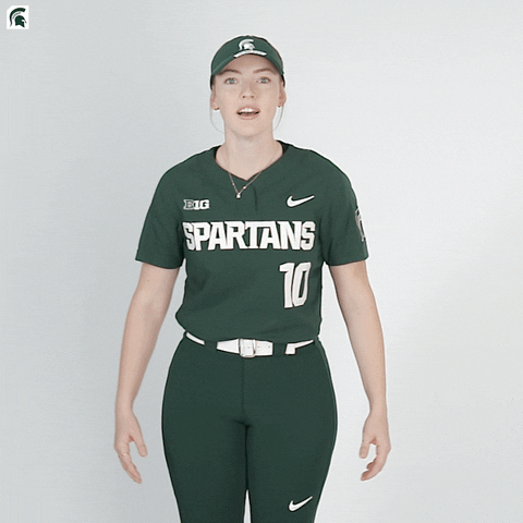 Macy Lee GIF by Michigan State Athletics