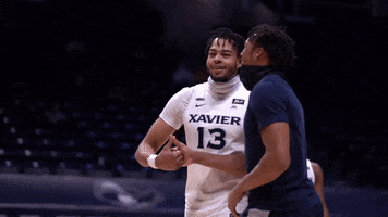 Friends Laugh GIF by Xavier Men's Basketball