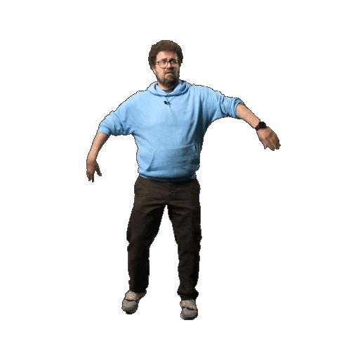 Dance Falling Sticker