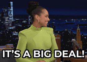 Alicia Keys Its A Big Deal GIF by The Tonight Show Starring Jimmy Fallon
