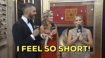 i feel so short red carpet GIF by Golden Globes