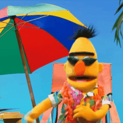 Summer Beach GIF by Sesame Street