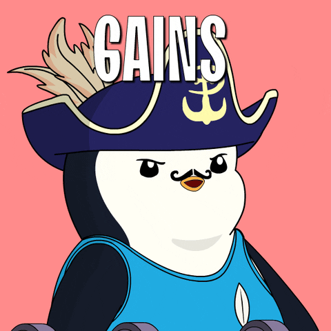 Get Fit No Pain No Gain GIF by Pudgy Penguins