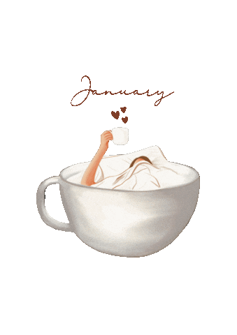 Coffee Calendar Sticker