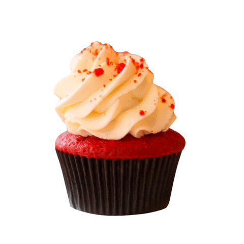 Red Velvet Cupcake Sticker by Le torte di Sabrina