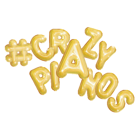Crazy Pianos Sticker