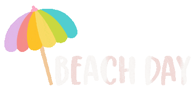 Beach Day Summer Sticker by Natalie Tahhan