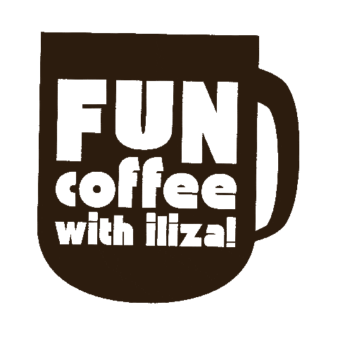 Iced Coffee Sticker by Iliza Shlesinger