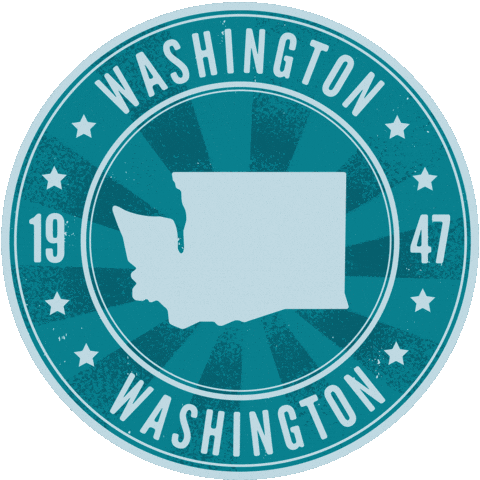 Washington State Sticker by Horizon Credit Union