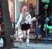 Willow Walks In GIF