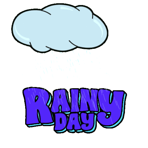 Rainy Day Water Sticker