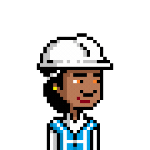 Pixel 8Bit Sticker