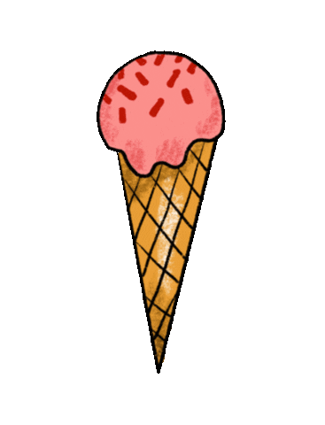 Ice-Cream Pink Sticker