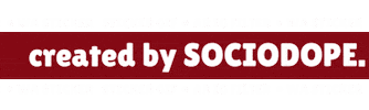 SOCIODOPE. Sticker