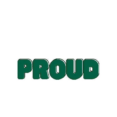 Proud Green And Gold Sticker by Colorado State University Online
