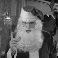 Santa Claus Christmas GIF by absurdnoise
