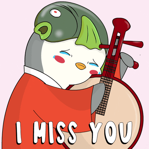 Sad Miss You GIF by Pudgy Penguins