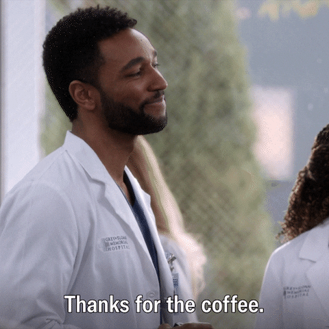 Greys Anatomy Coffee GIF by ABC Network