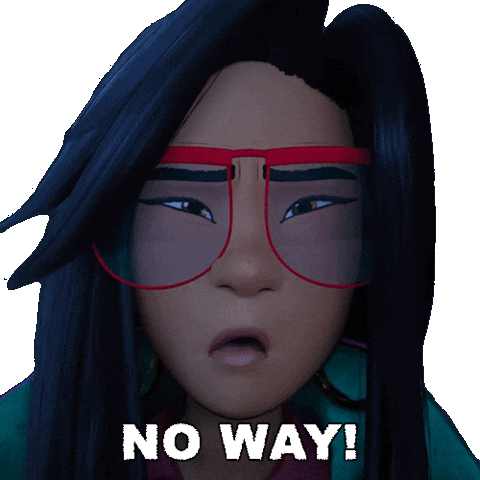 Shocked No Way Sticker by Forgotten Island