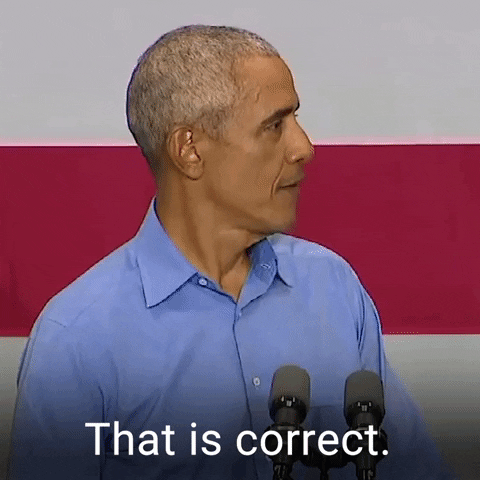 Barack Obama Yes GIF by The Democrats