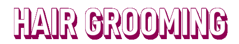 Hair Grooming Sticker