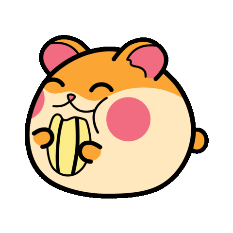 Hamster Opp Sticker by Bos Animation