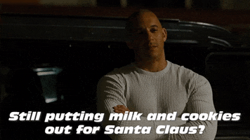You Believe That Santa Claus GIF by The Fast Saga